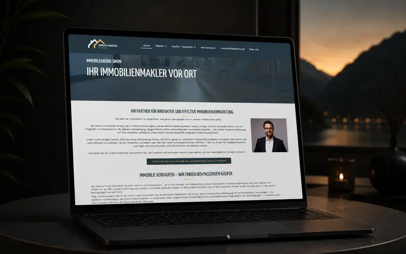 Immobilienbüro Simon, Website · Immobilien