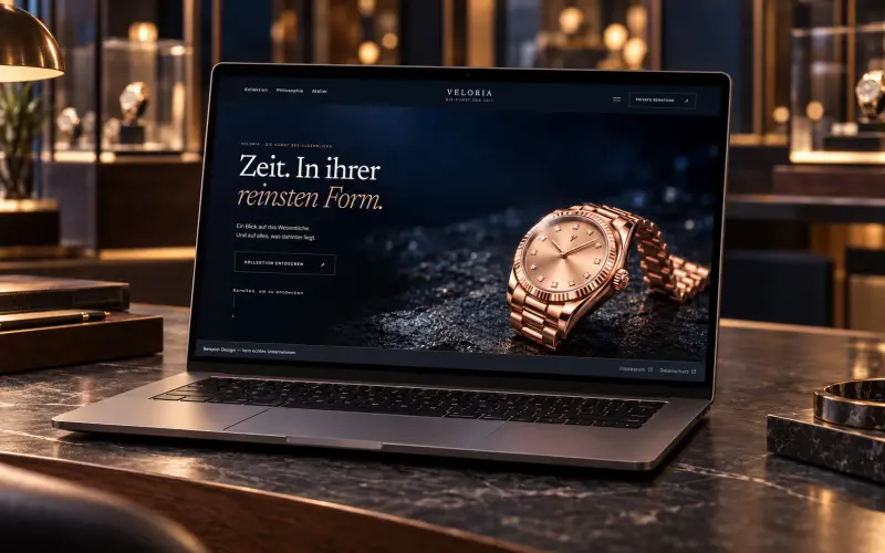 Watch demo VELORIA on a laptop